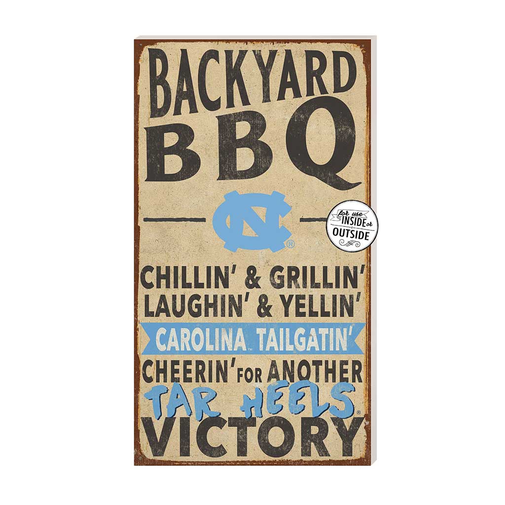11x20 Indoor Outdoor BBQ Sign North Carolina (Chapel Hill) Tar Heels