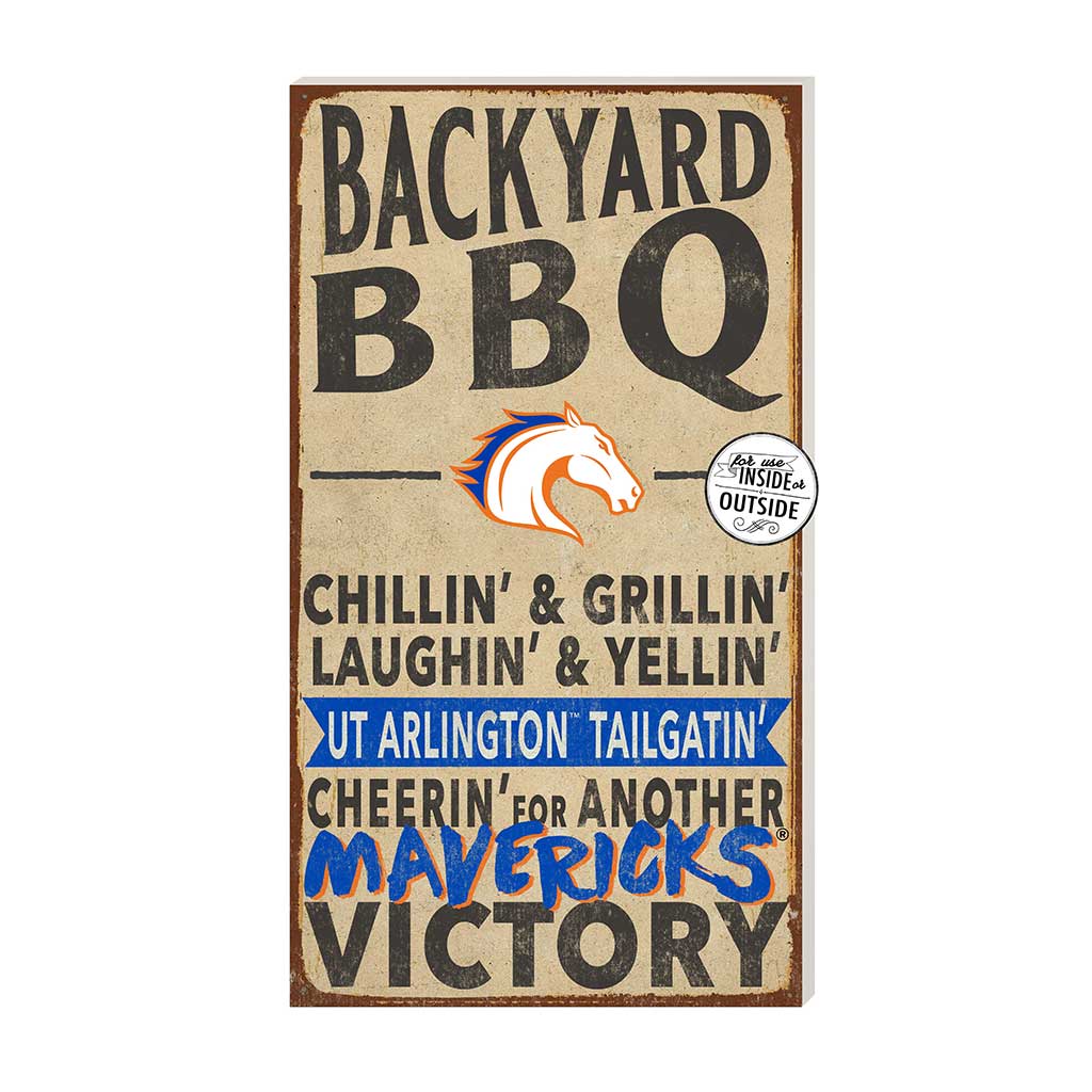 11x20 Indoor Outdoor BBQ Sign Texas at Arlington Mavericks