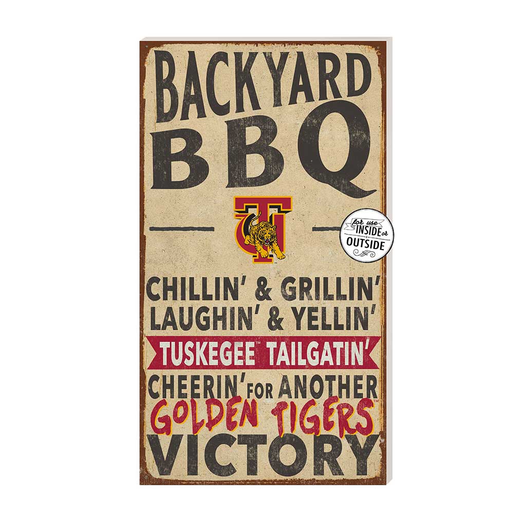 11x20 Indoor Outdoor BBQ Sign Tuskegee Golden Tigers