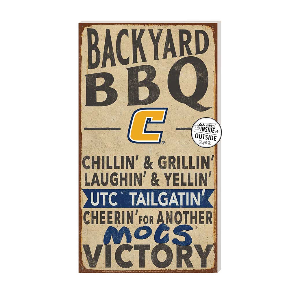 11x20 Indoor Outdoor BBQ Sign Tennessee Chattanooga Mocs