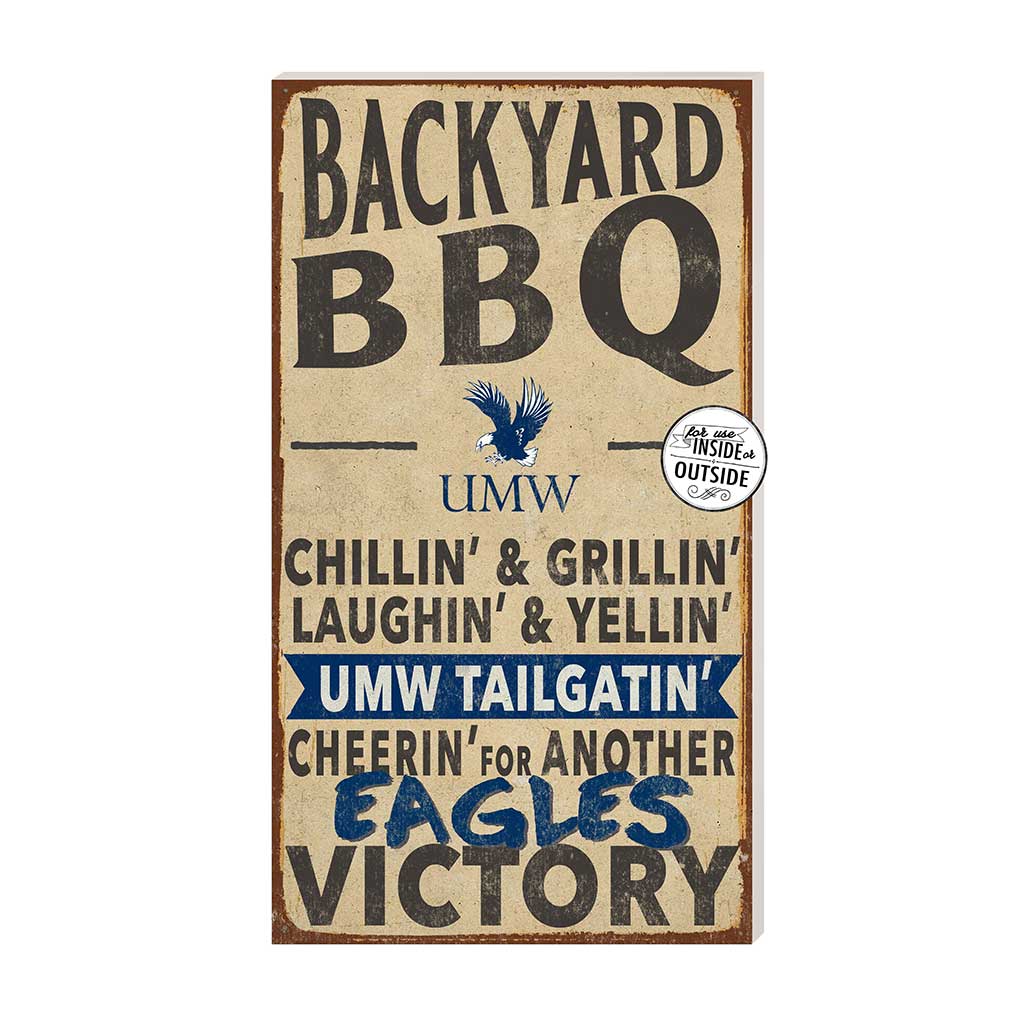 11x20 Indoor Outdoor BBQ Sign University of Mary Washington Eagles