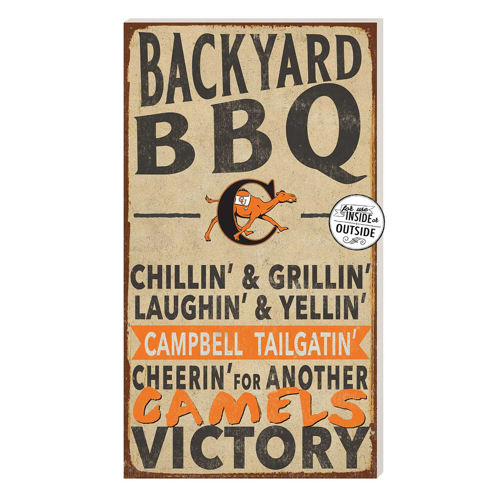 11x20 Indoor Outdoor BBQ Sign Campbell Fighting Camels