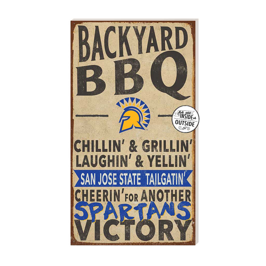 11x20 Indoor Outdoor BBQ Sign San Jose State Spartans