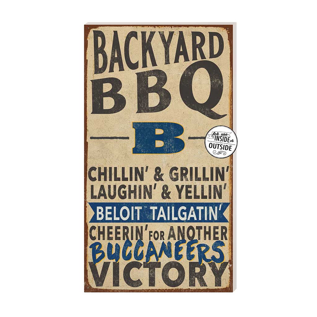 11x20 Indoor Outdoor BBQ Sign Beloit College Buccaneers