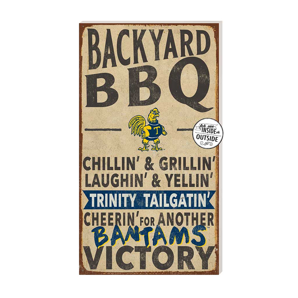 11x20 Indoor Outdoor BBQ Sign Trinity College Bantams