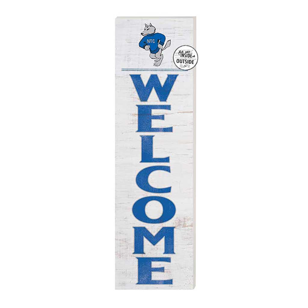 10x35 Indoor Outdoor Sign WELCOME Northcentral Tech Timberwolves