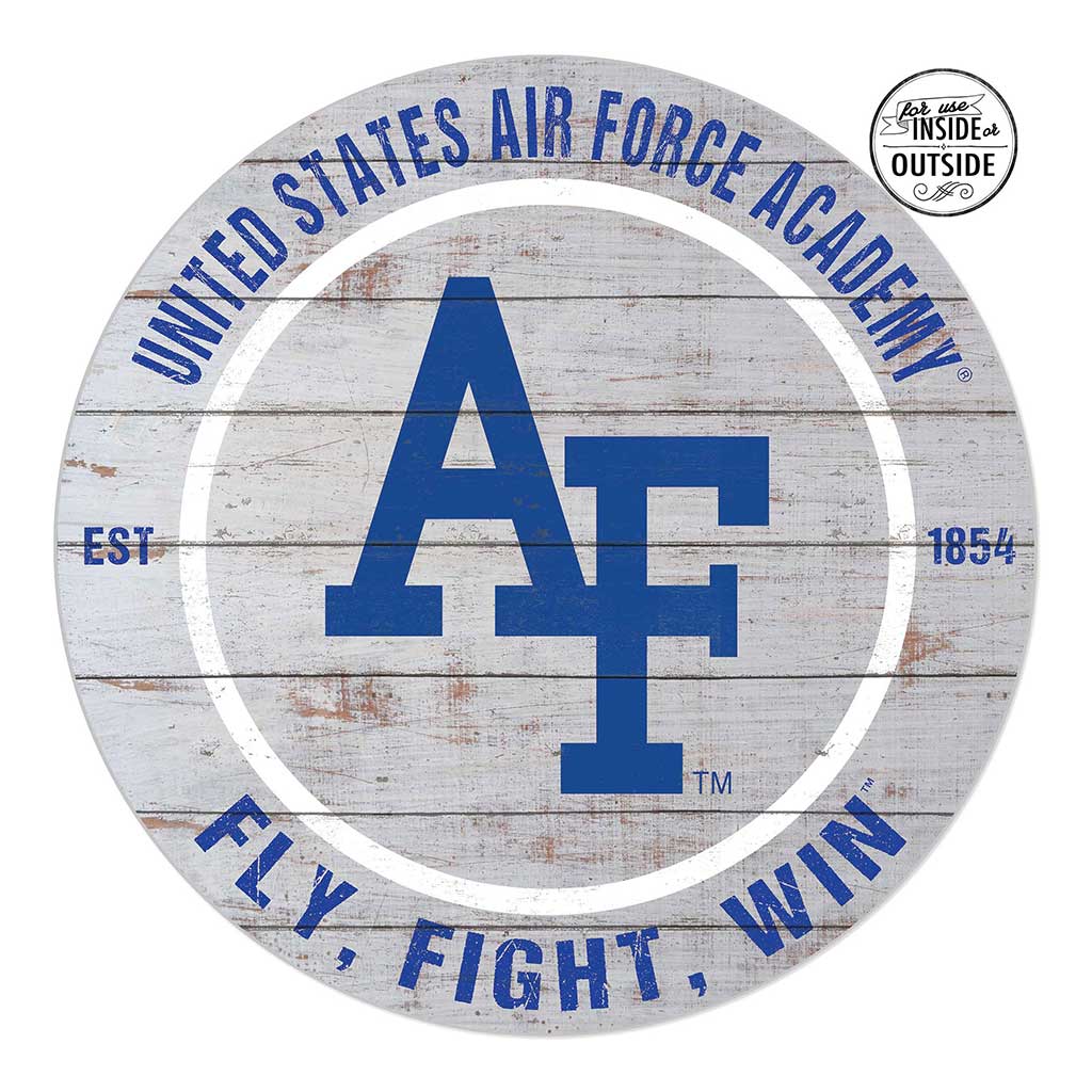 20x20 Indoor Outdoor Weathered Circle Air Force Academy Falcons
