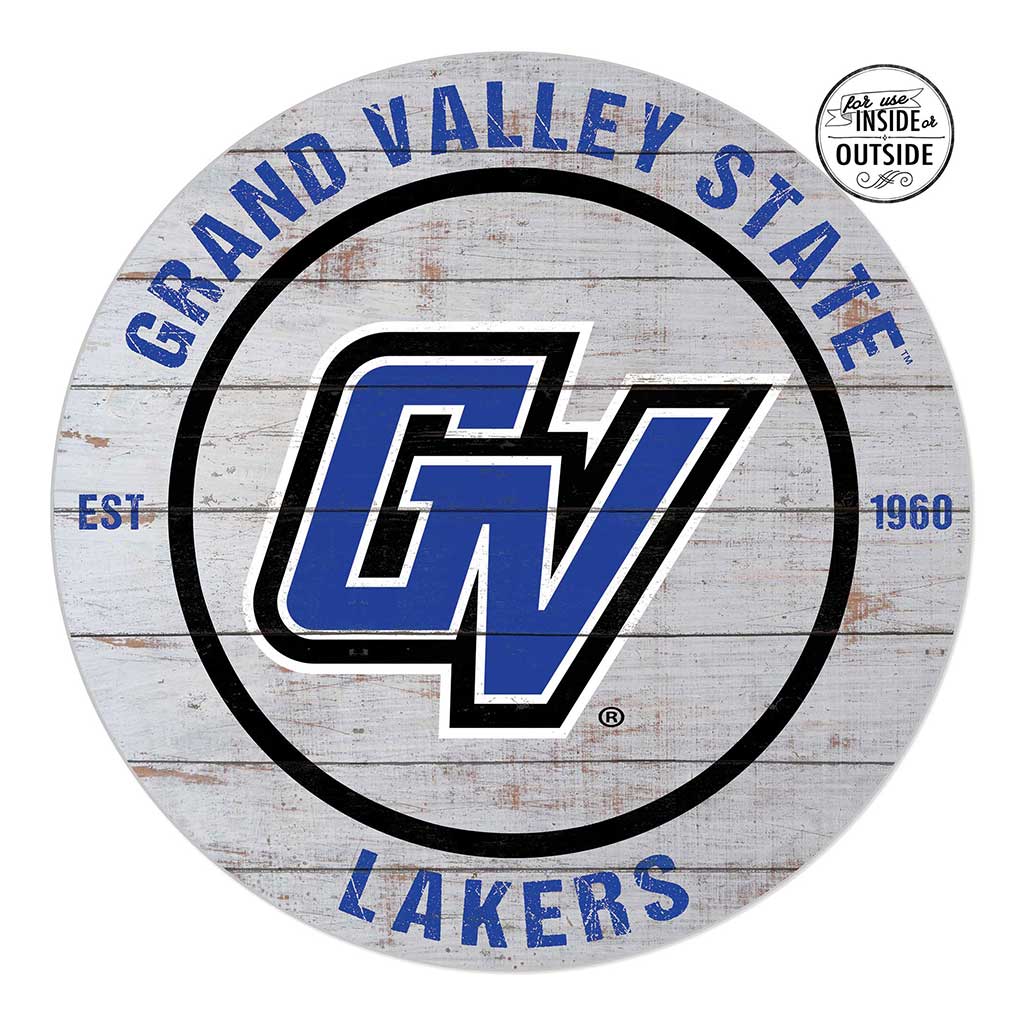 20x20 Indoor Outdoor Weathered Grand Valley State Lakers
