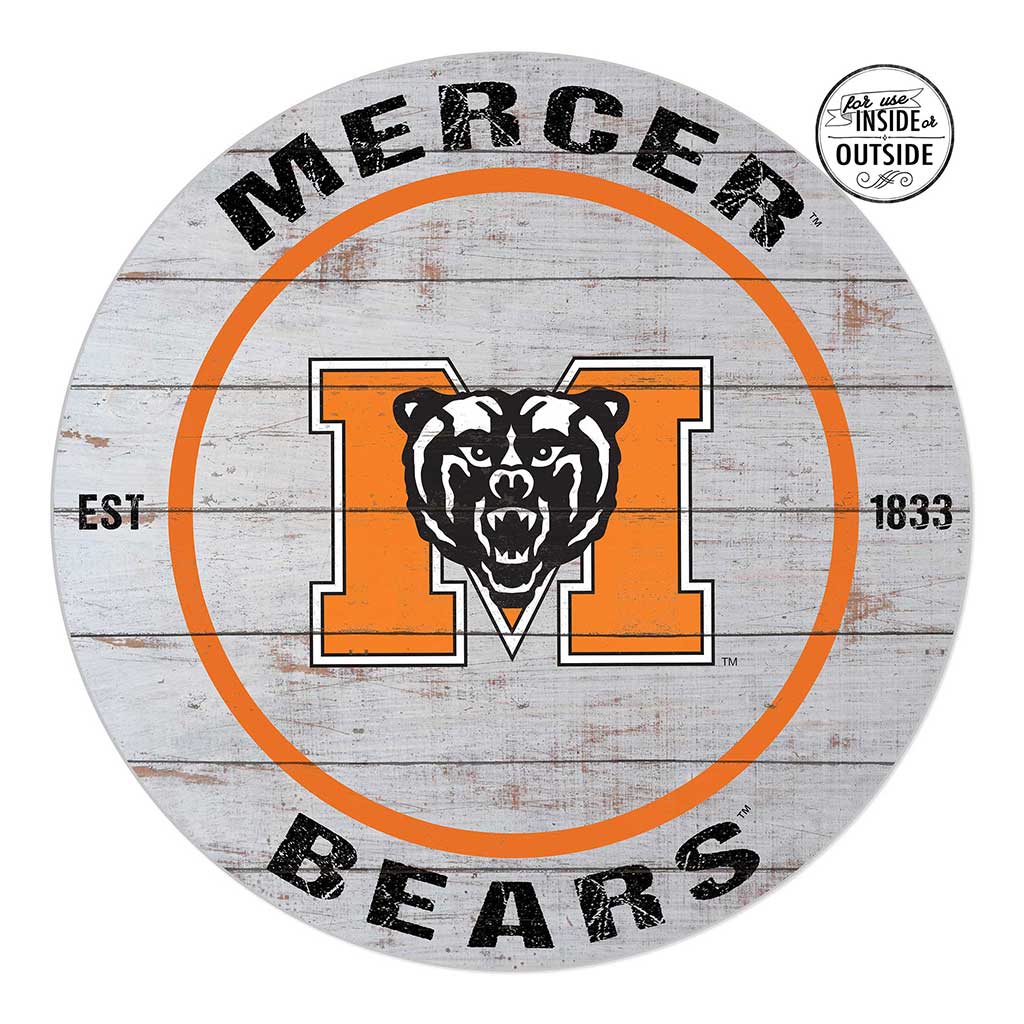 20x20 Indoor Outdoor Weathered Circle Mercer Bears