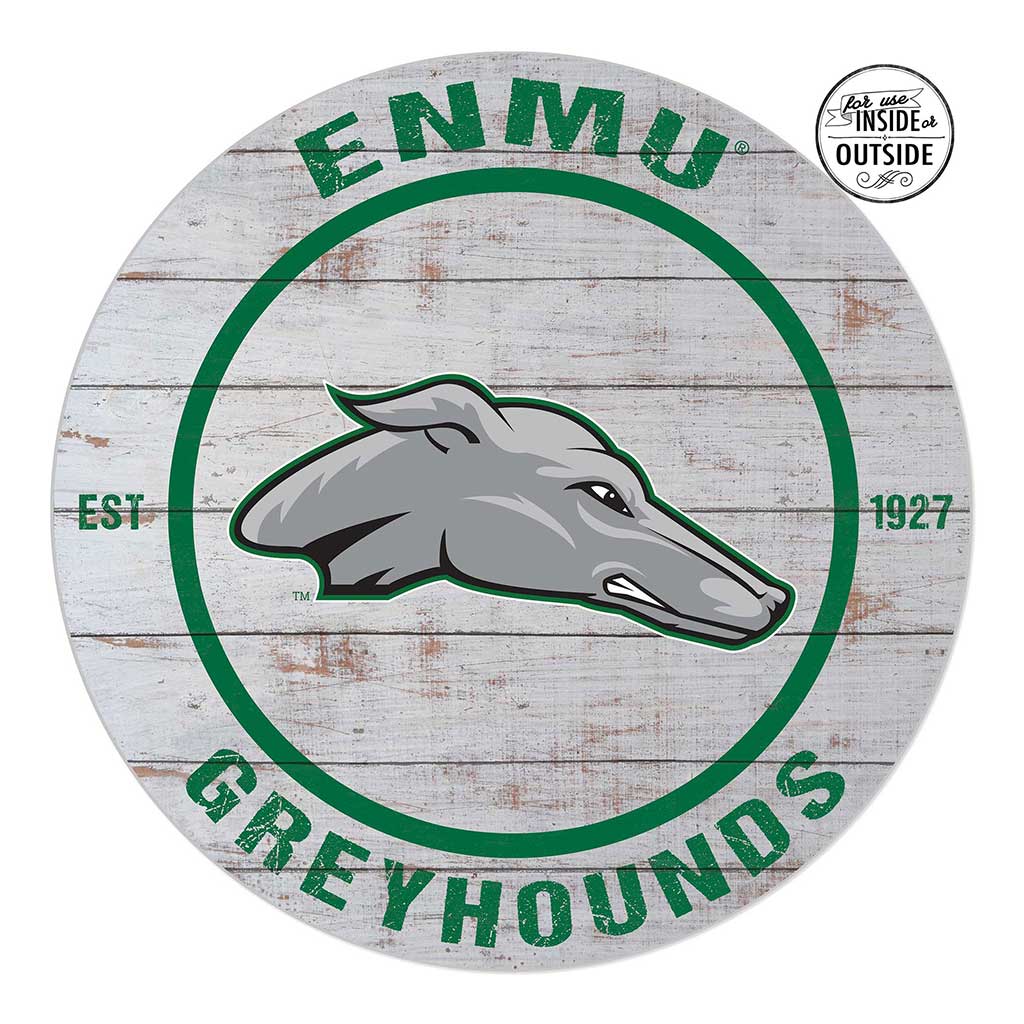 20x20 Indoor Outdoor Weathered Circle Eastern New Mexico GREYHOUNDS