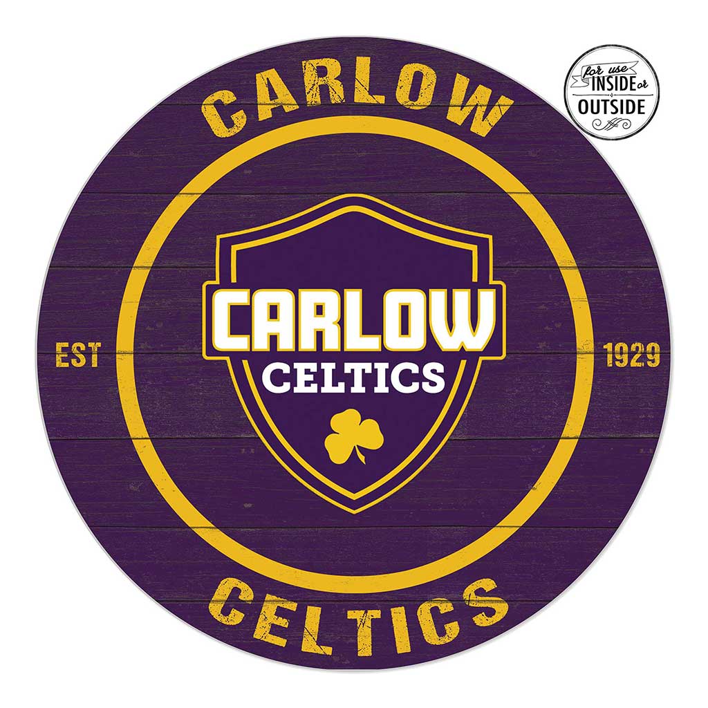 20x20 Indoor Outdoor Colored Circle Carlow University Celtics