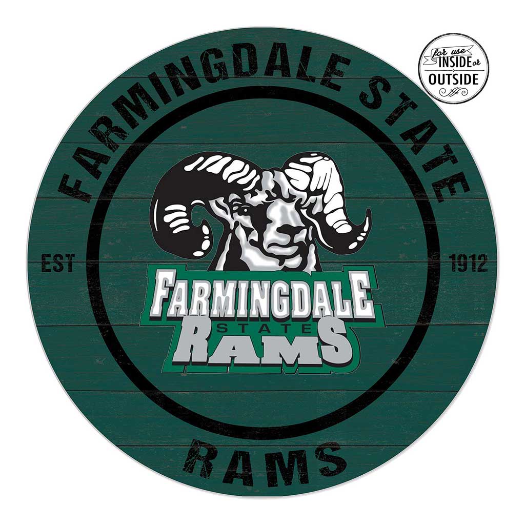 20x20 Indoor Outdoor Colored Circle Farmingdale State College (SUNY) Rams