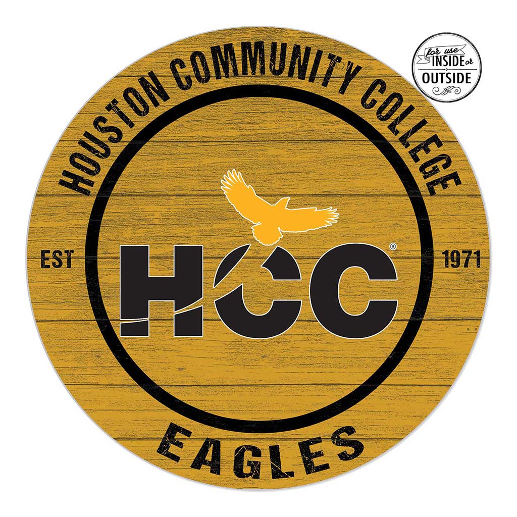 20x20 Indoor Outdoor Colored Circle Houston Community College Eagles
