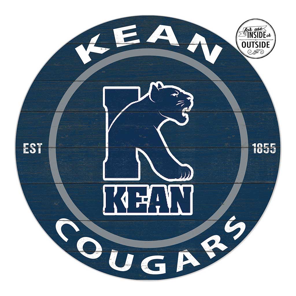 20x20 Indoor Outdoor Colored Circle Kean University Cougars