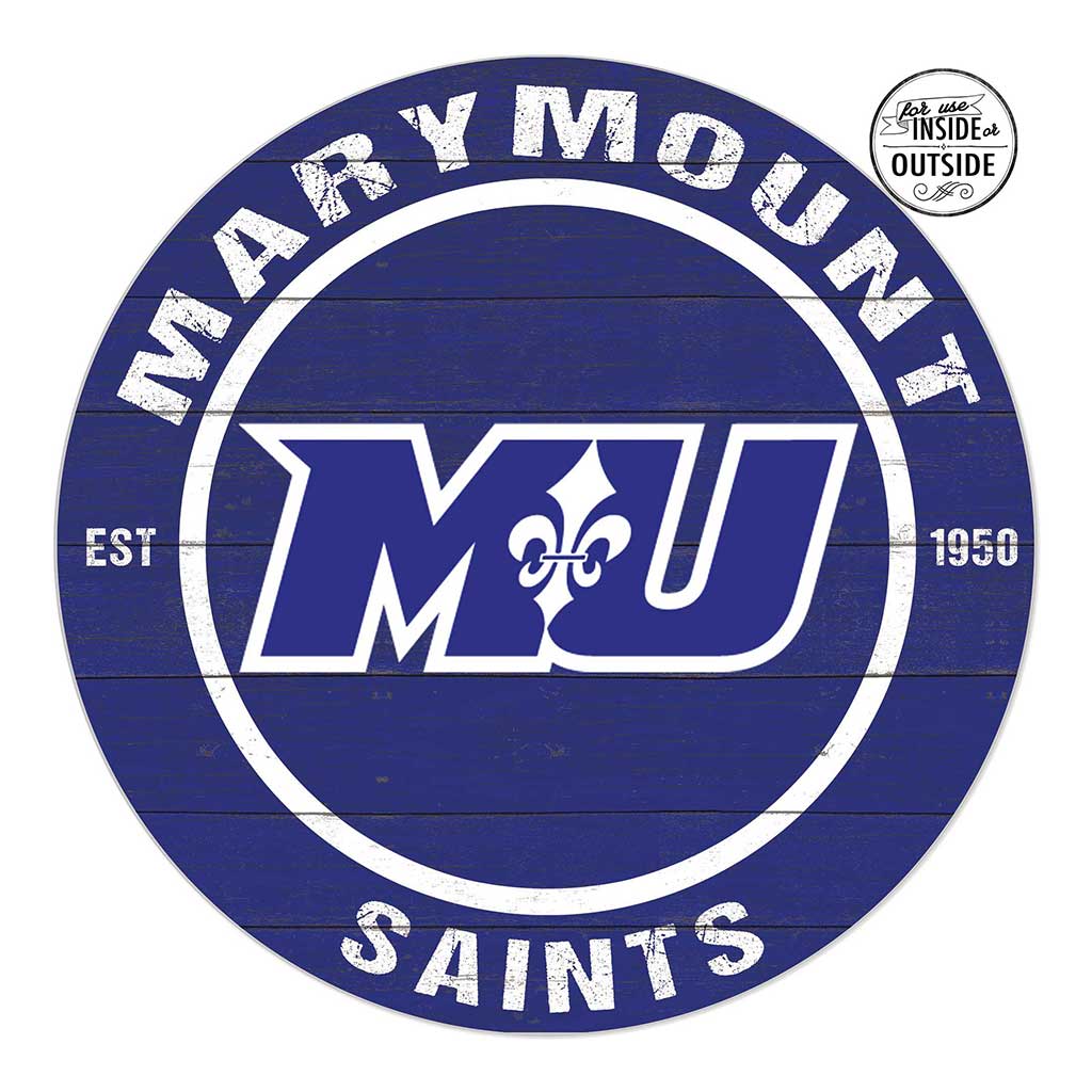 20x20 Indoor Outdoor Colored Circle Marymount University Saints