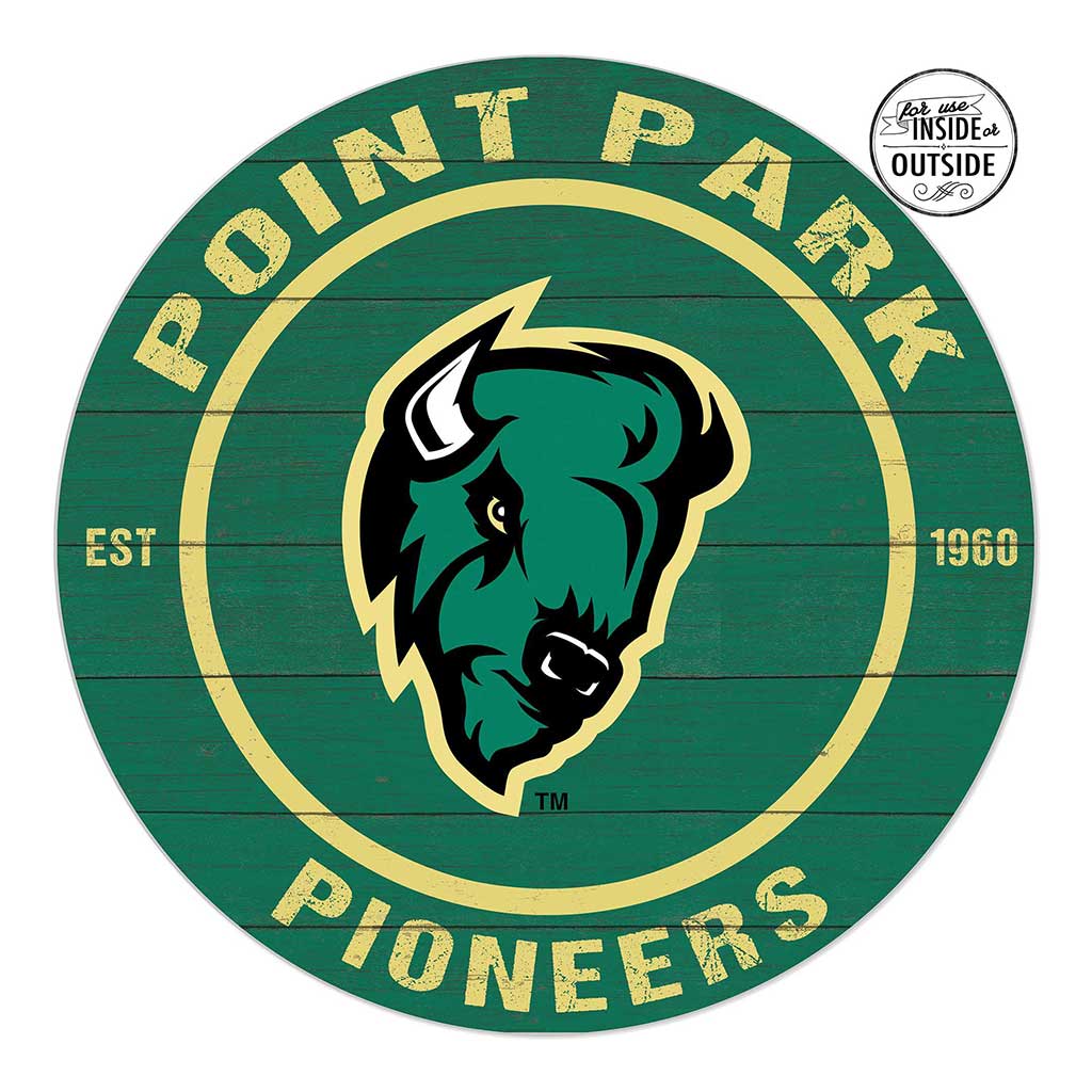 20x20 Indoor Outdoor Colored Circle Point Park University Pioneers