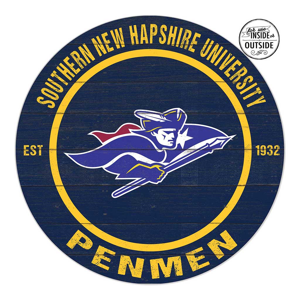 20x20 Indoor Outdoor Colored Circle Southern New Hampshire University Penmen