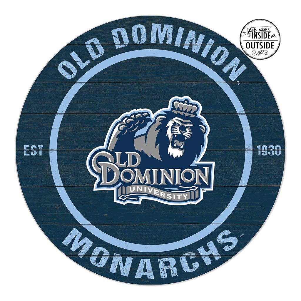 20x20 Indoor Outdoor Colored Circle Old Dominion Monarchs