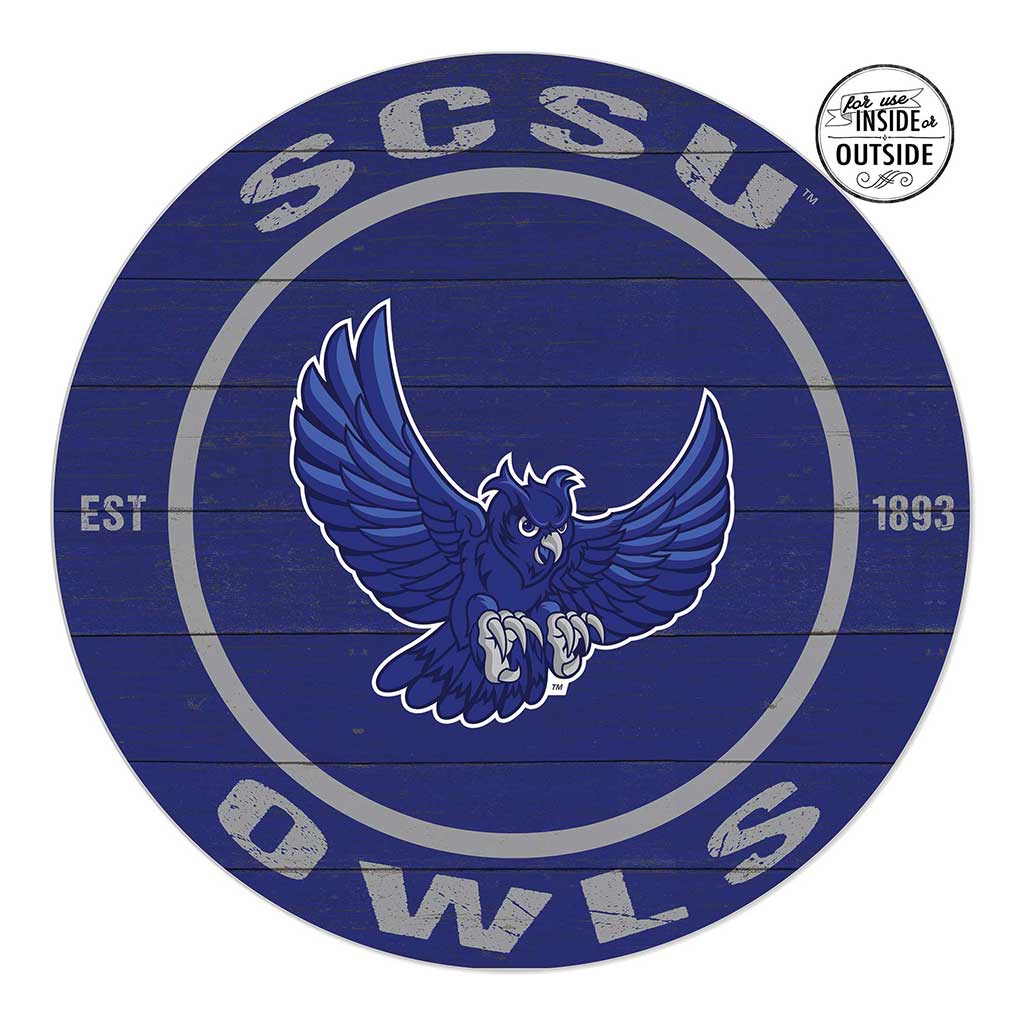 20x20 Indoor Outdoor Colored Circle Southern Connecticut State Owls