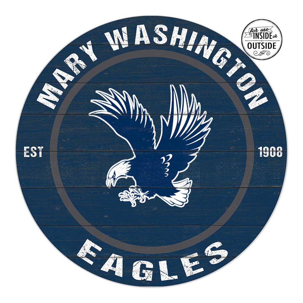 20x20 Indoor Outdoor Colored Circle University of Mary Washington Eagles