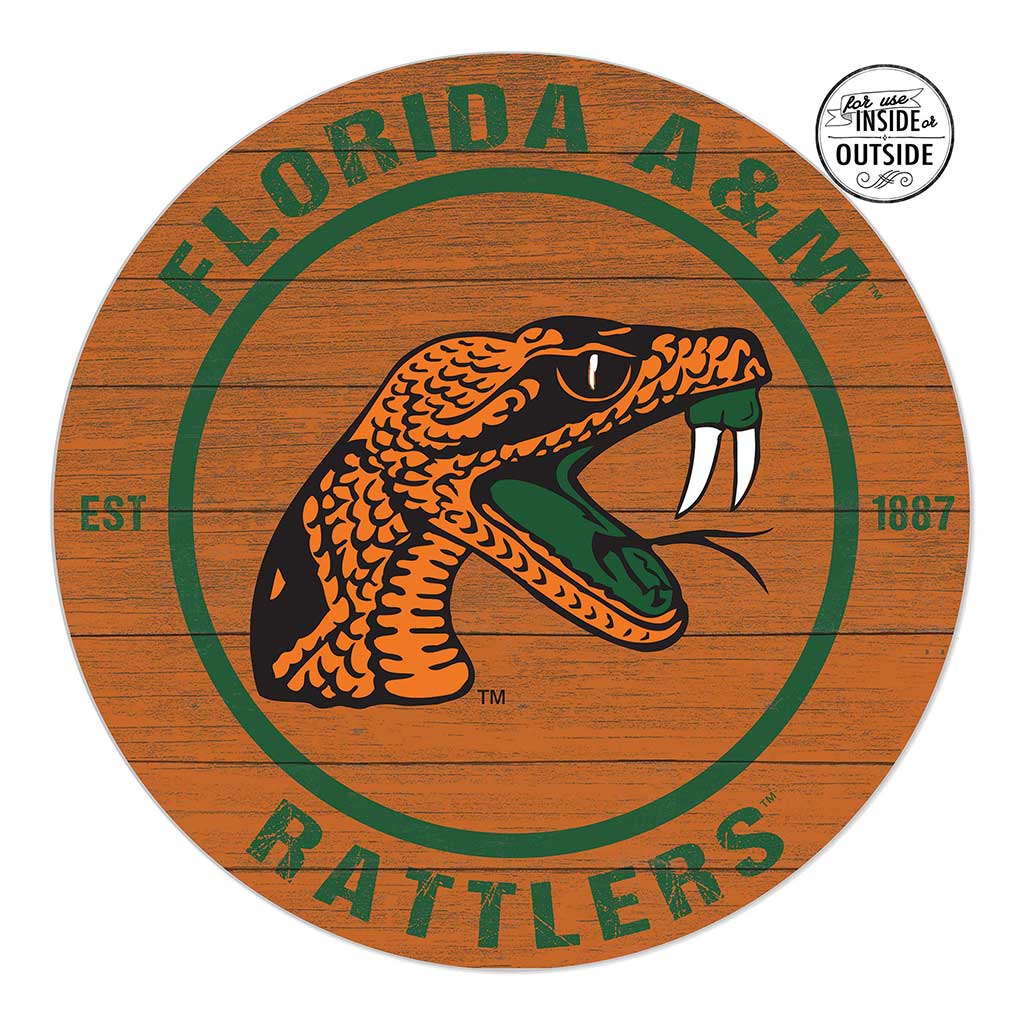 20x20 Indoor Outdoor Colored Circle Florida A&M Rattlers