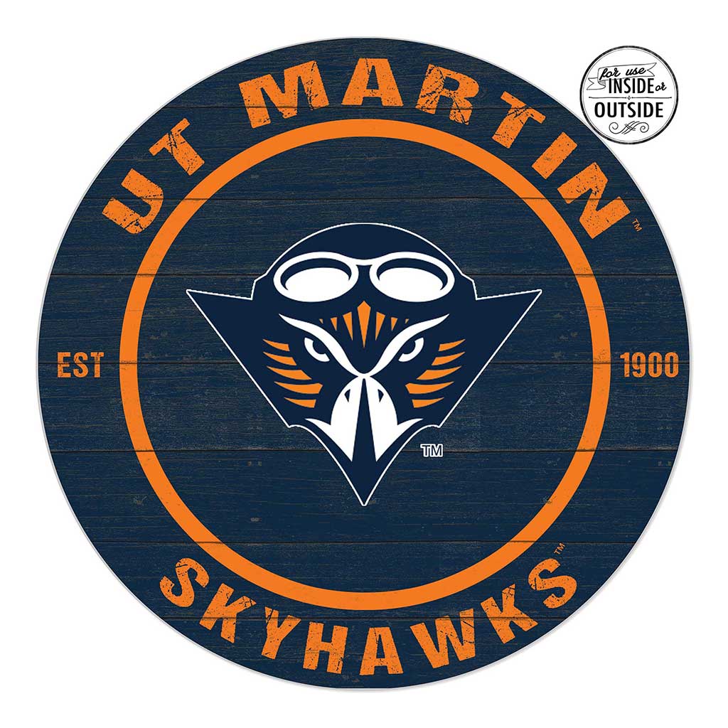 20x20 Indoor Outdoor Colored Circle Tennessee Martin Skyhawks