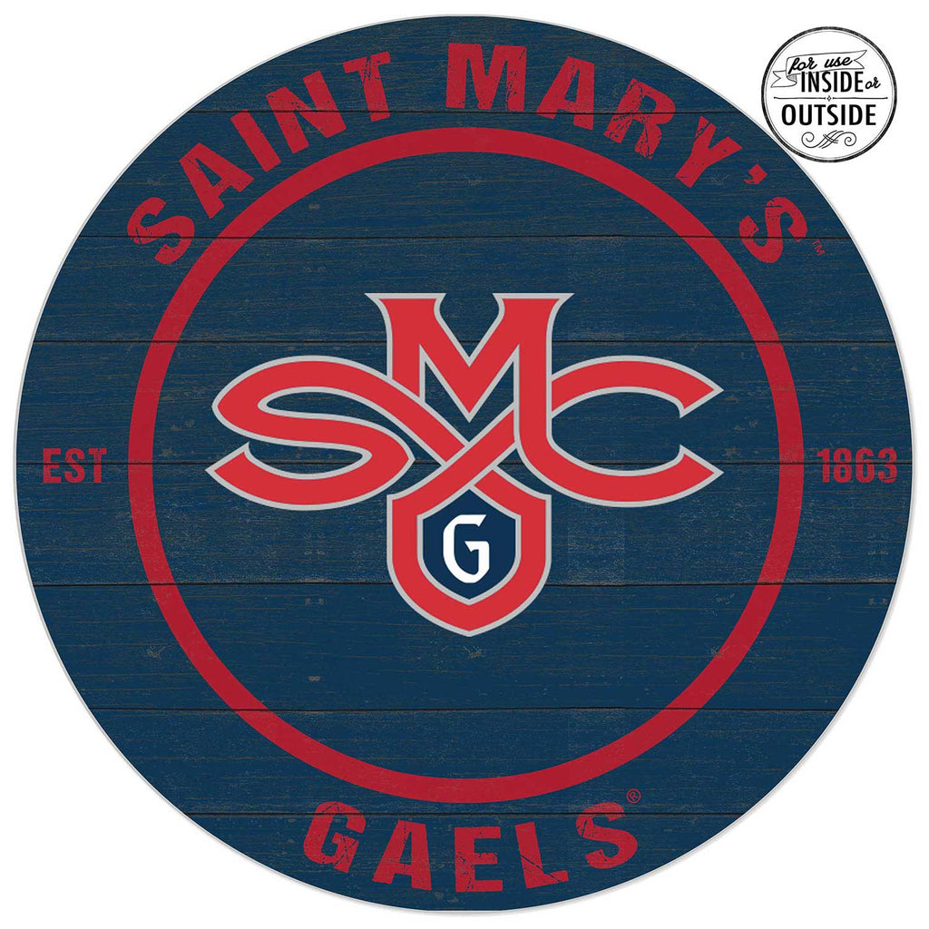 20x20 Indoor Outdoor Colored Circle Saint Mary's College of California Gaels