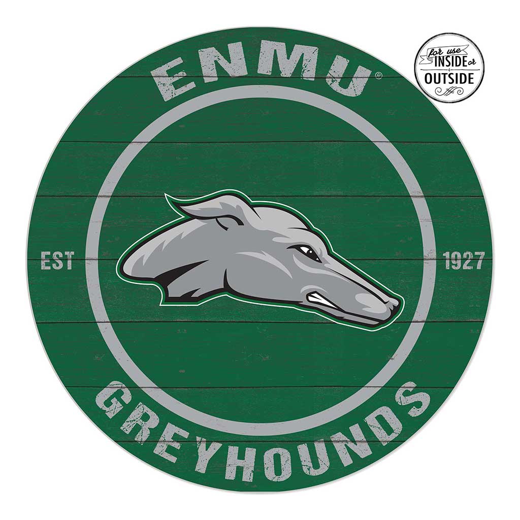 20x20 Indoor Outdoor Colored Circle Eastern New Mexico GREYHOUNDS