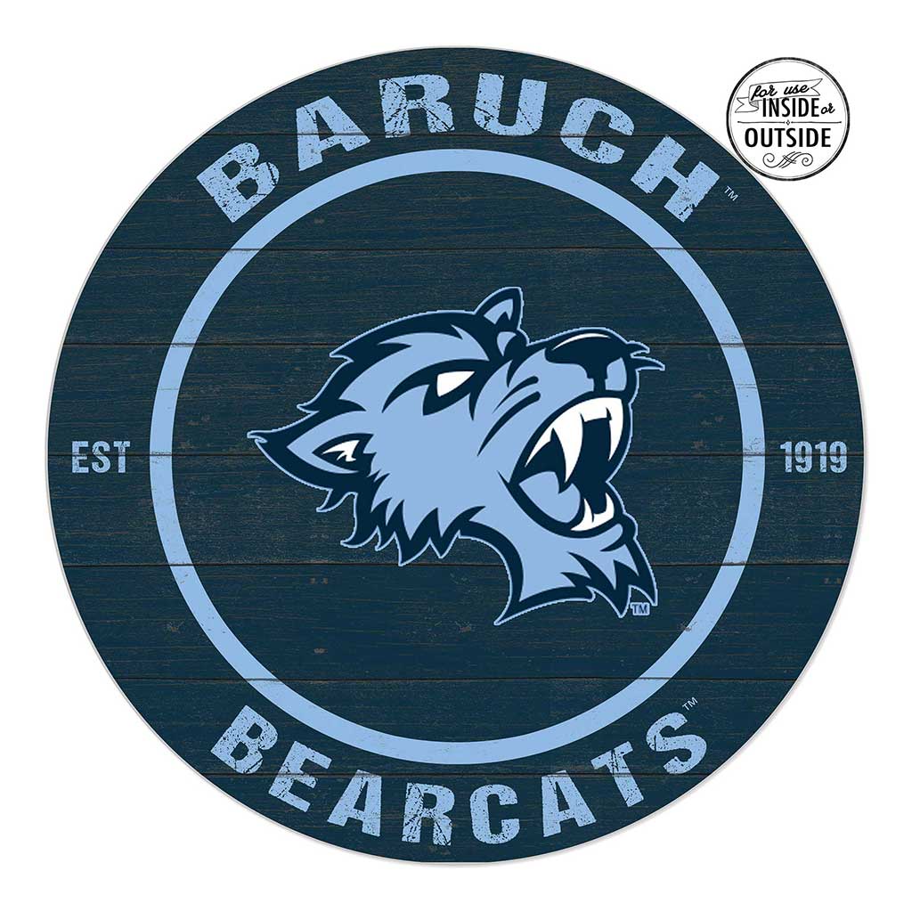 20x20 Indoor Outdoor Colored Circle Baruch College Bearcats