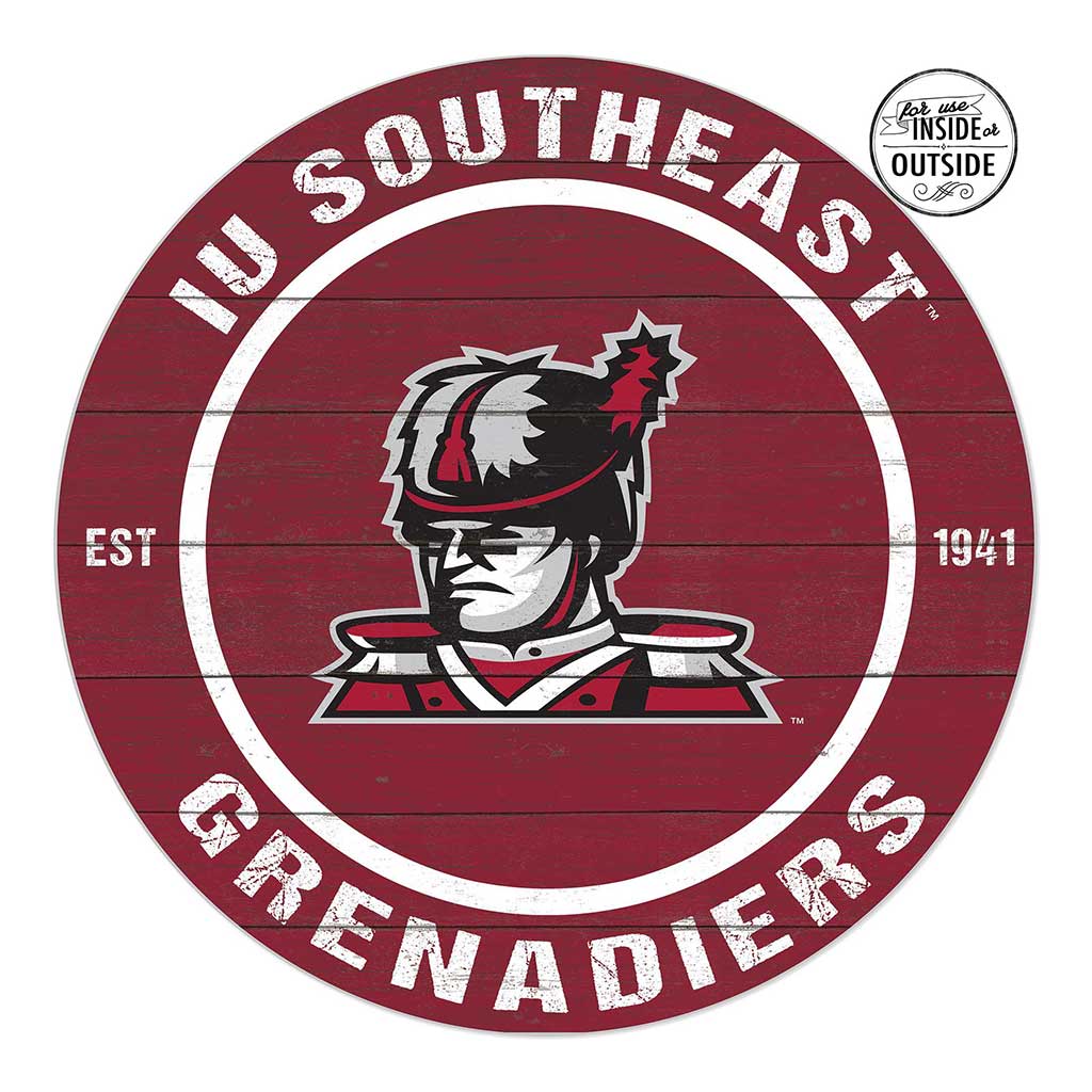 20x20 Indoor Outdoor Colored Circle Indiana University Southeast Grenadiers