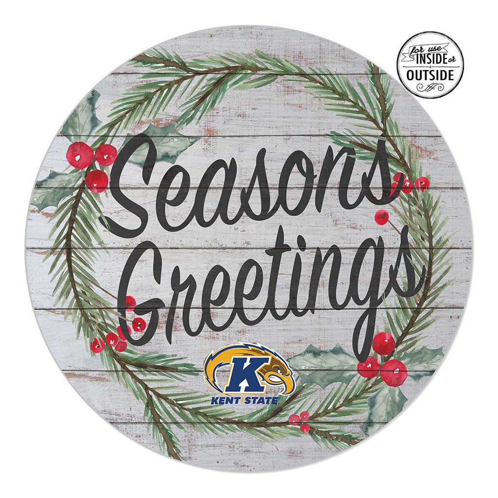 20x20 Indoor Outdoor Seasons Greetings Sign Kent State Golden Flashes