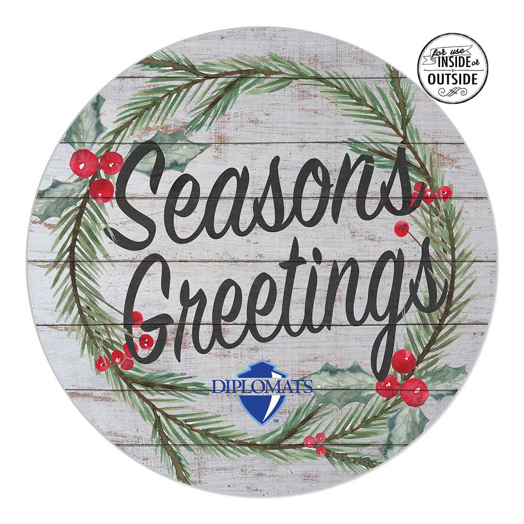 20x20 Indoor Outdoor Seasons Greetings Sign Franklin & Marshall College DIPLOMATS