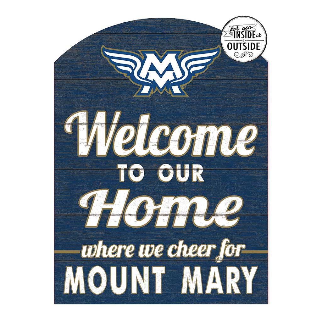 16x22 Indoor Outdoor Marquee Sign Mount Mary University Blue Angels