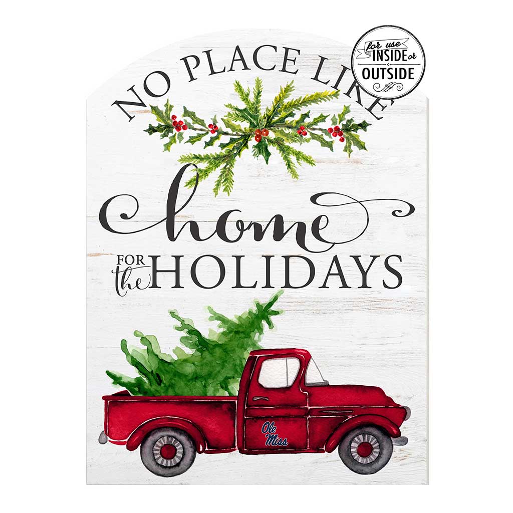 16x22 Home for Holidays Marquee Mississippi Rebels