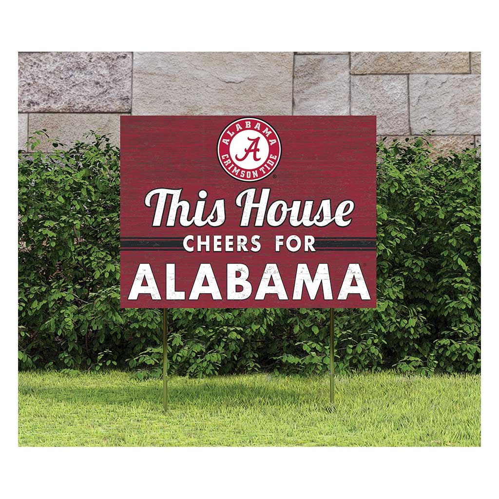 18x24 Lawn Sign Alabama Crimson Tide
