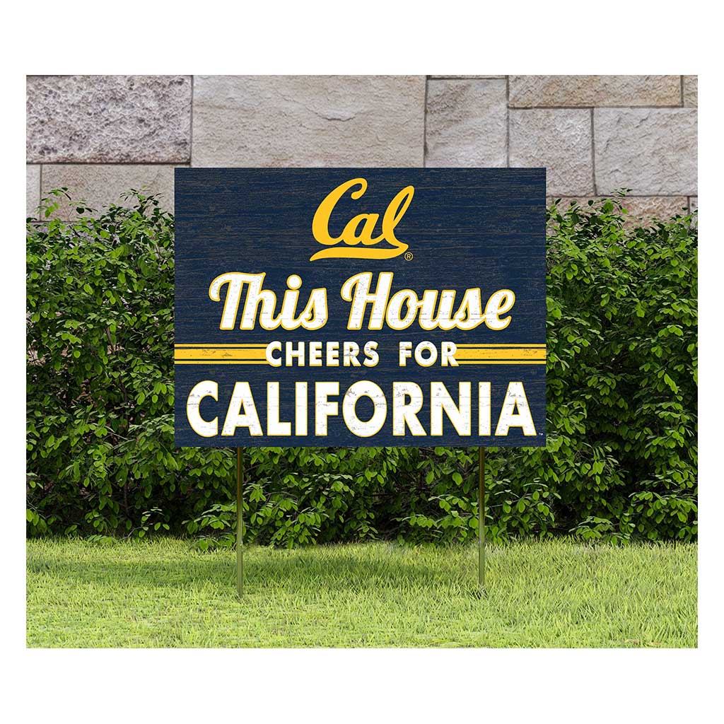 18x24 Lawn Sign California (Berkeley) Golden Bears