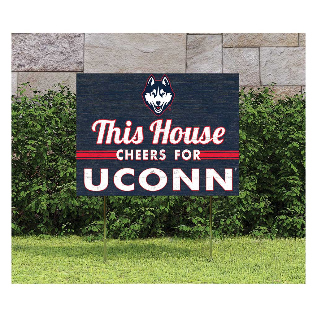 18x24 Lawn Sign Connecticut Huskies