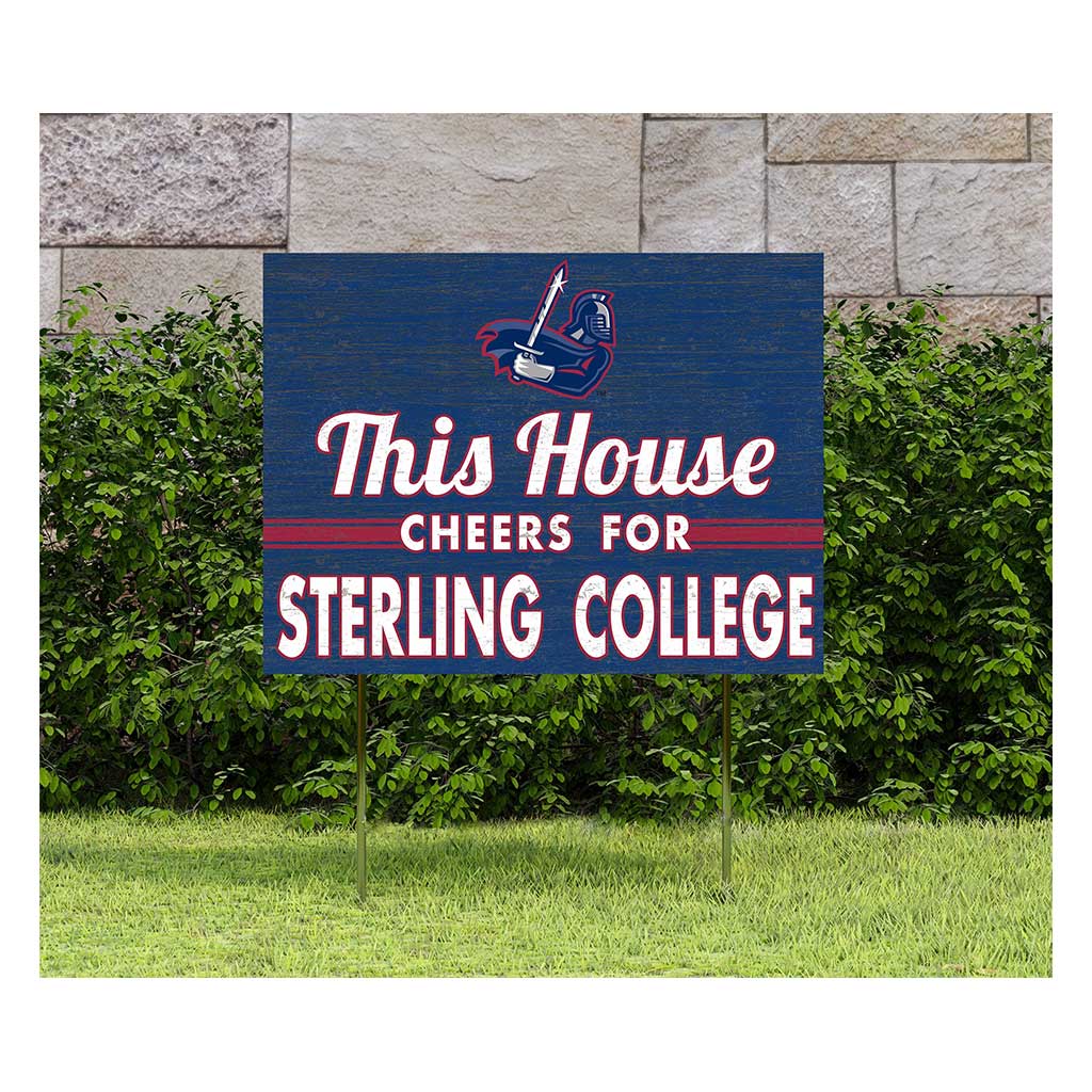 18x24 Lawn Sign Sterling College Warriors