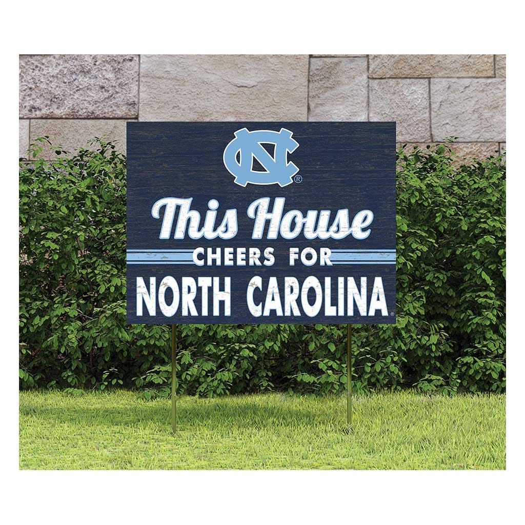 18x24 Lawn Sign North Carolina (Chapel Hill) Tar Heels