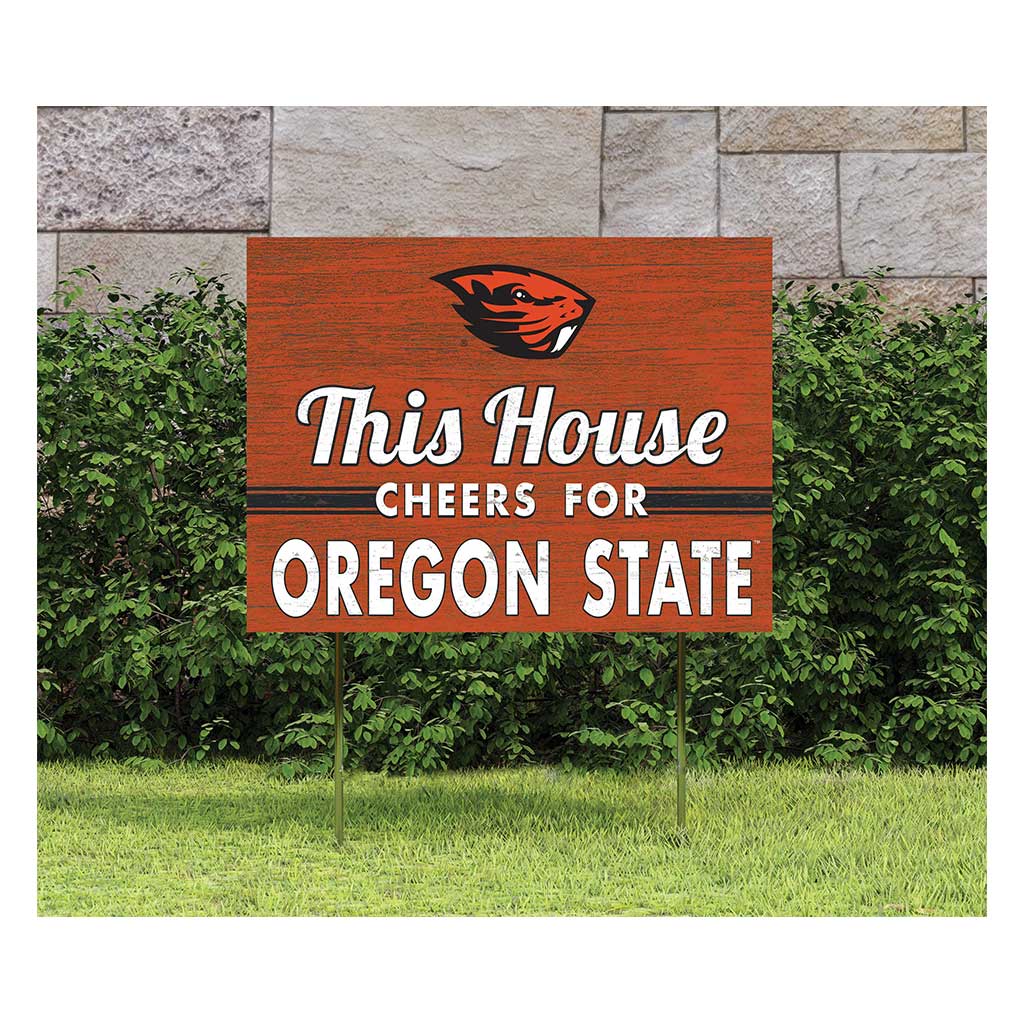 18x24 Lawn Sign Oregon State Beavers