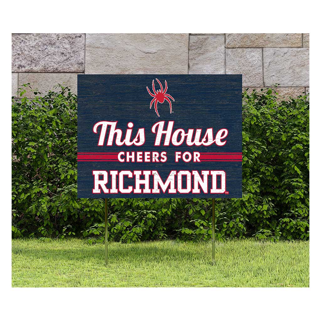 18x24 Lawn Sign This House Cheers Richmond Spiders