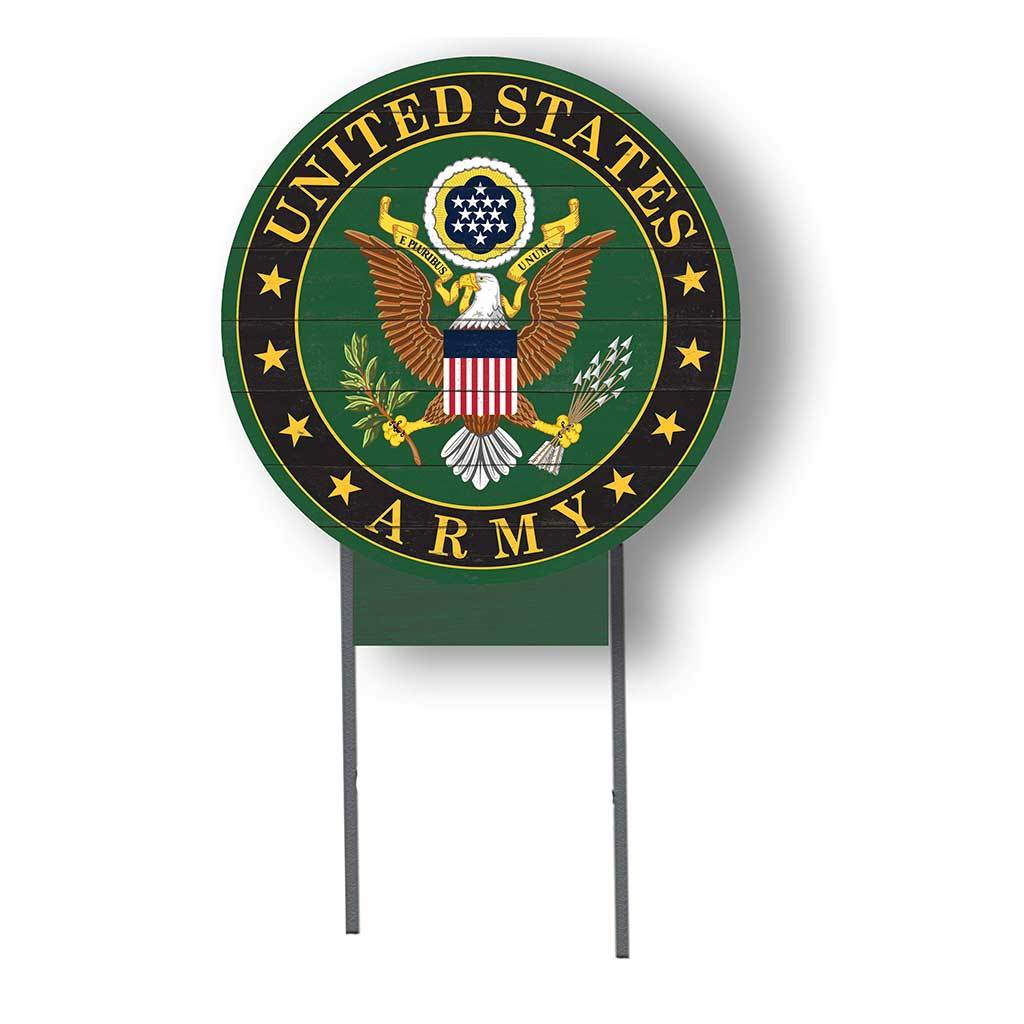 Colored Logo Army Lawn Sign
