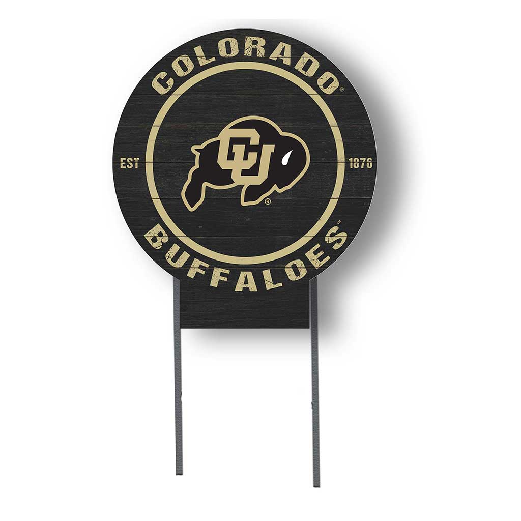 20x20 Circle Color Logo Lawn Sign Colorado (Boulder) Buffaloes