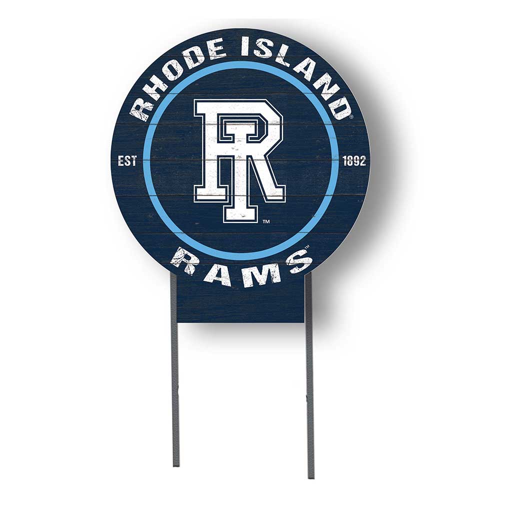 20x20 Circle Color Logo Lawn Sign Rhode Island Rams