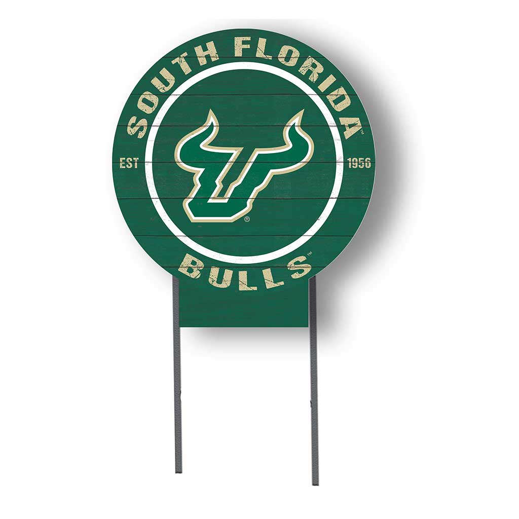 20x20 Circle Color Logo Lawn Sign South Florida Bulls