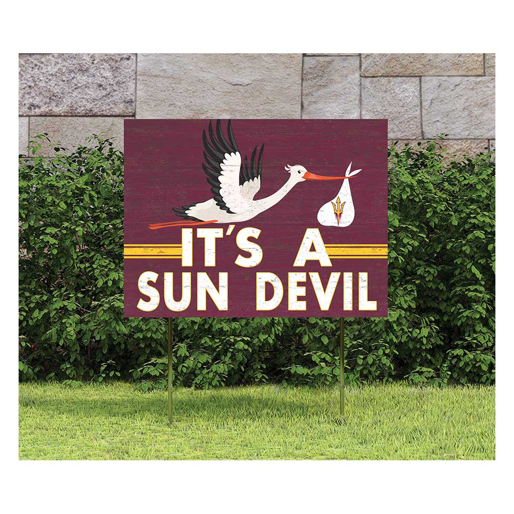 18x24 Lawn Sign Stork Yard Sign It's A Arizona State Sun Devils