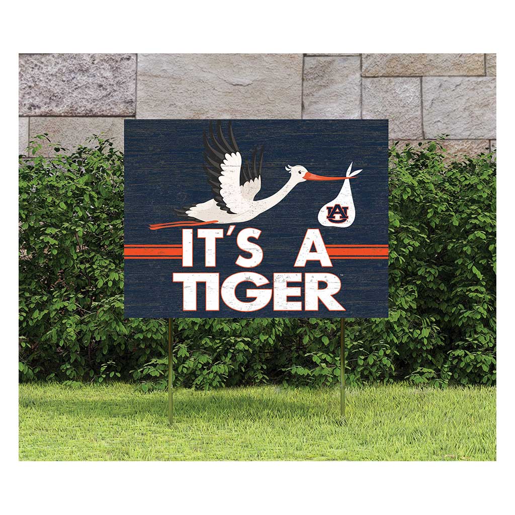 18x24 Lawn Sign Stork Yard Sign It's A Auburn Tigers
