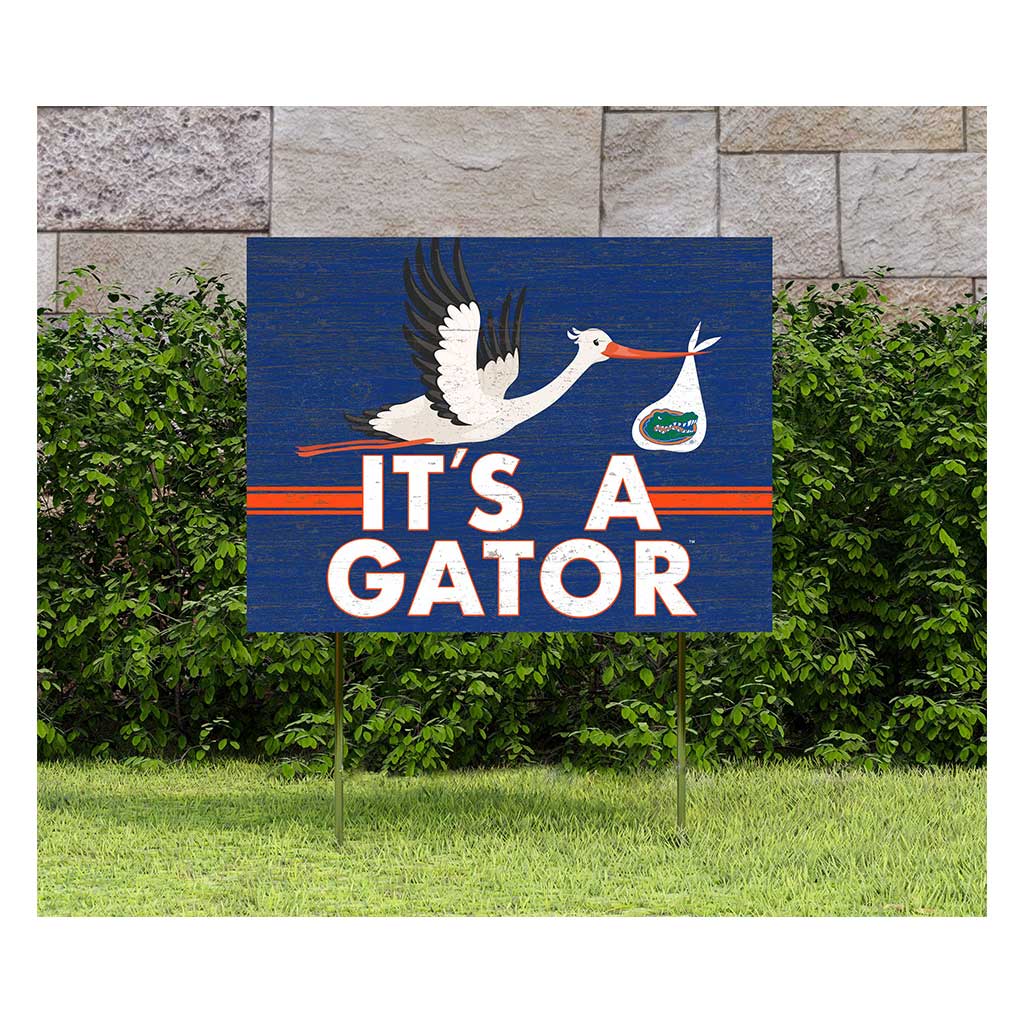 18x24 Lawn Sign Stork Yard Sign It's A Florida Gators