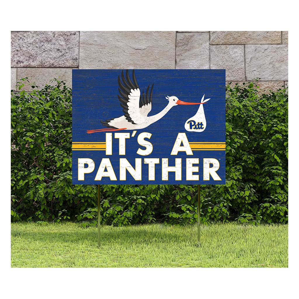 18x24 Lawn Sign Stork Yard Sign It's A Pittsburgh Panthers