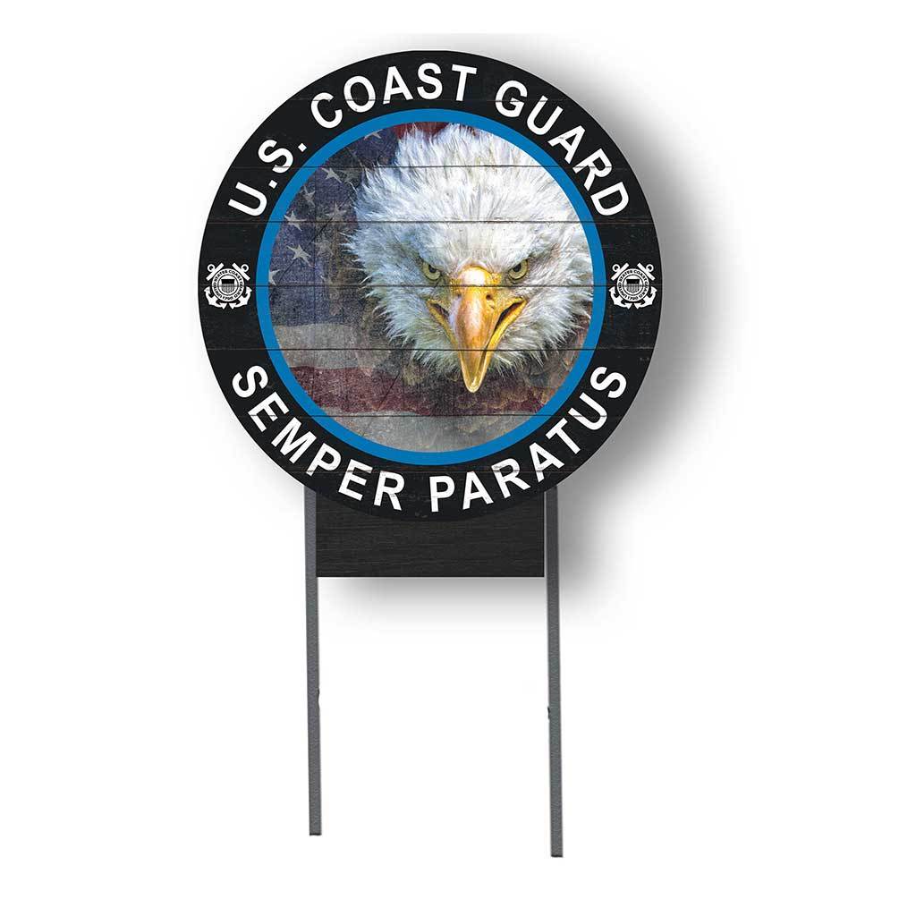 Eagle Coast Guard Lawn Sign